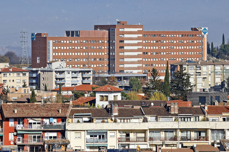 L'Hospital Universitari de Vic, en una imatge des del campanar de la Pietat