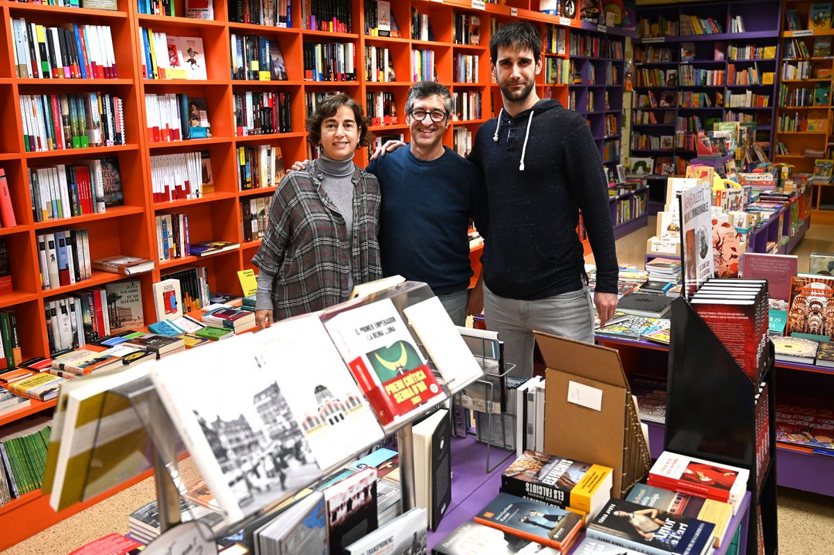 Els socis de la llibreria Els Quatre Gats, de Sant Celoni