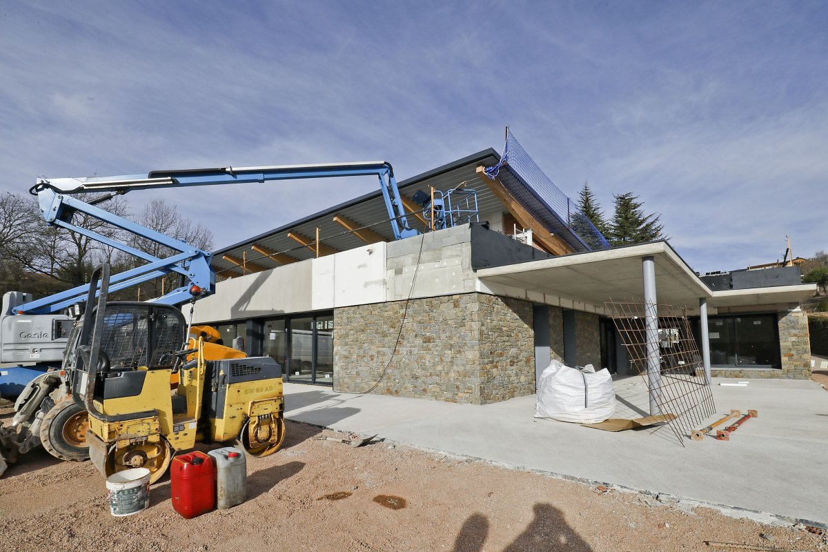El nou edifici de l'escola de Muntanyola, aquest dimarts