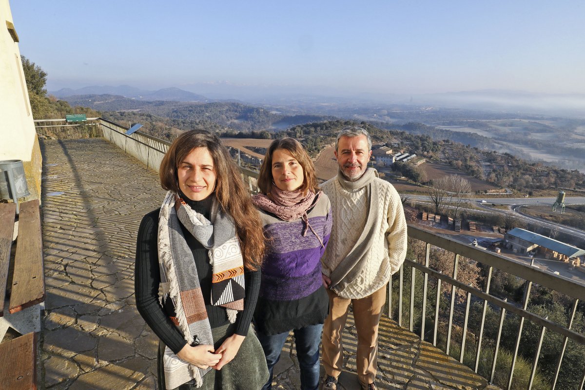 Els responsables de la Càtedra del Món Rural de la Uvic-UCC