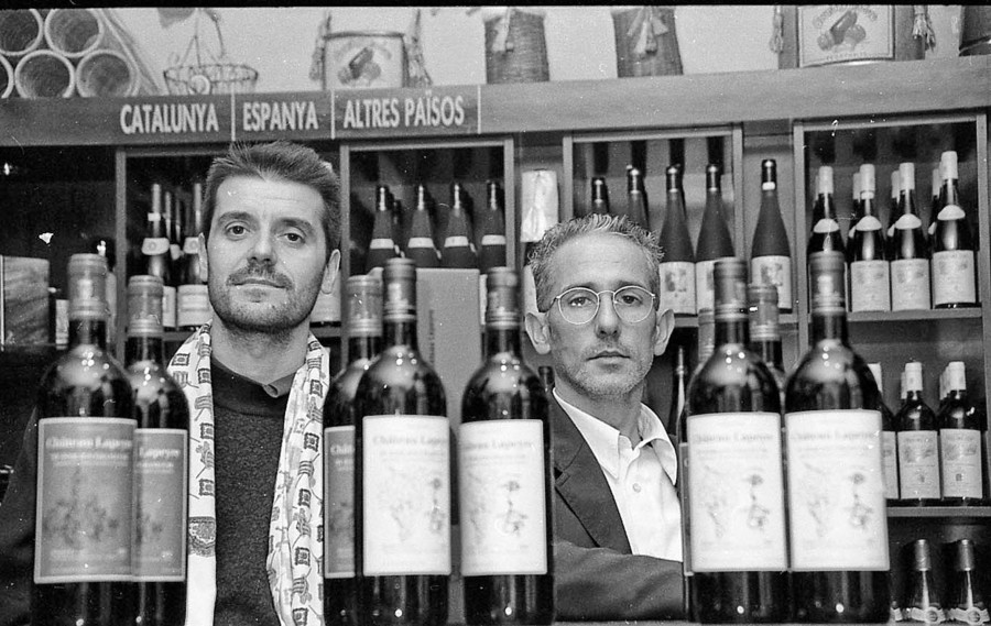 Pep Duran i Jordi Cano, quan van dissenyar l'etiqueta d'un vi de Bordeus