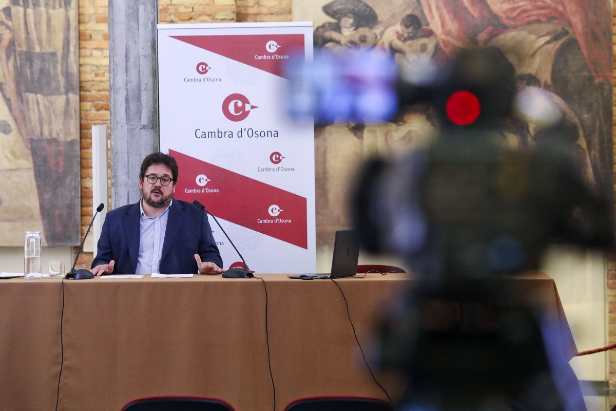 Pere Antentas repassa les dades econòmiques d'Osona del 2021