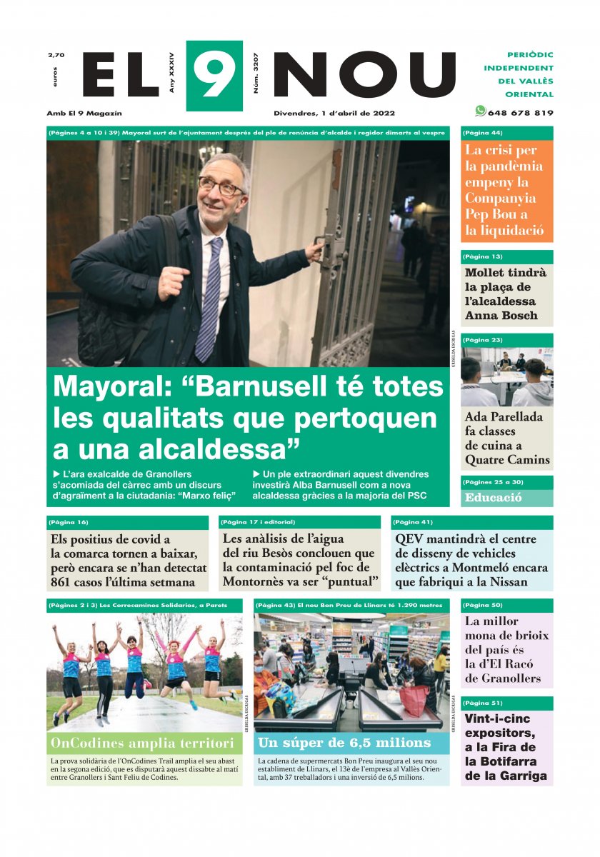 220401 EL 9 NOU Primera plana