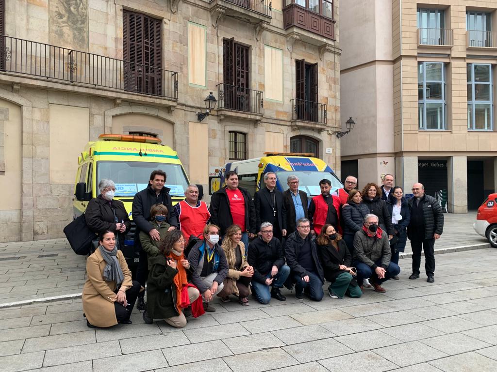 L'ambulància va sortir del centre de Barcelona