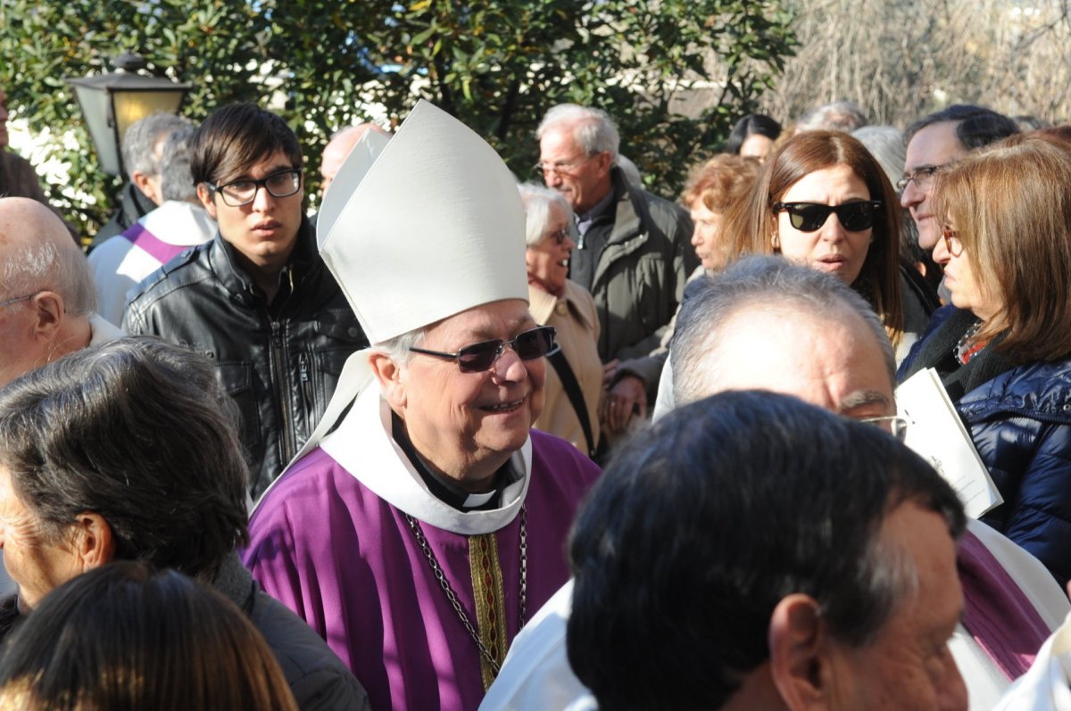 El bisbe Pardo a Llerona en una imatge de 2015