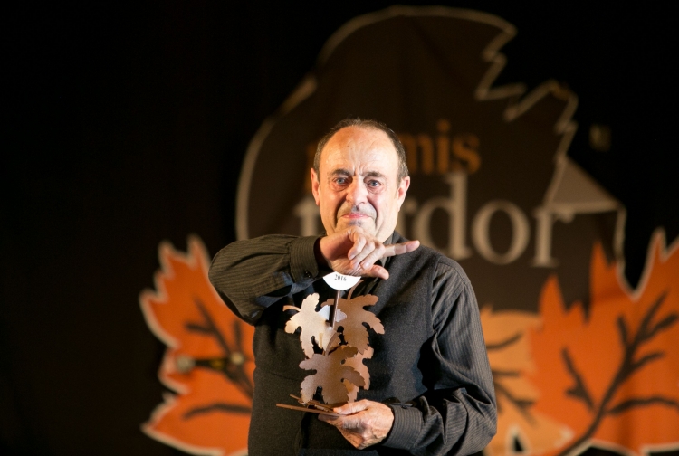 Joan Casals durant els premis Tardor de l'any 2016