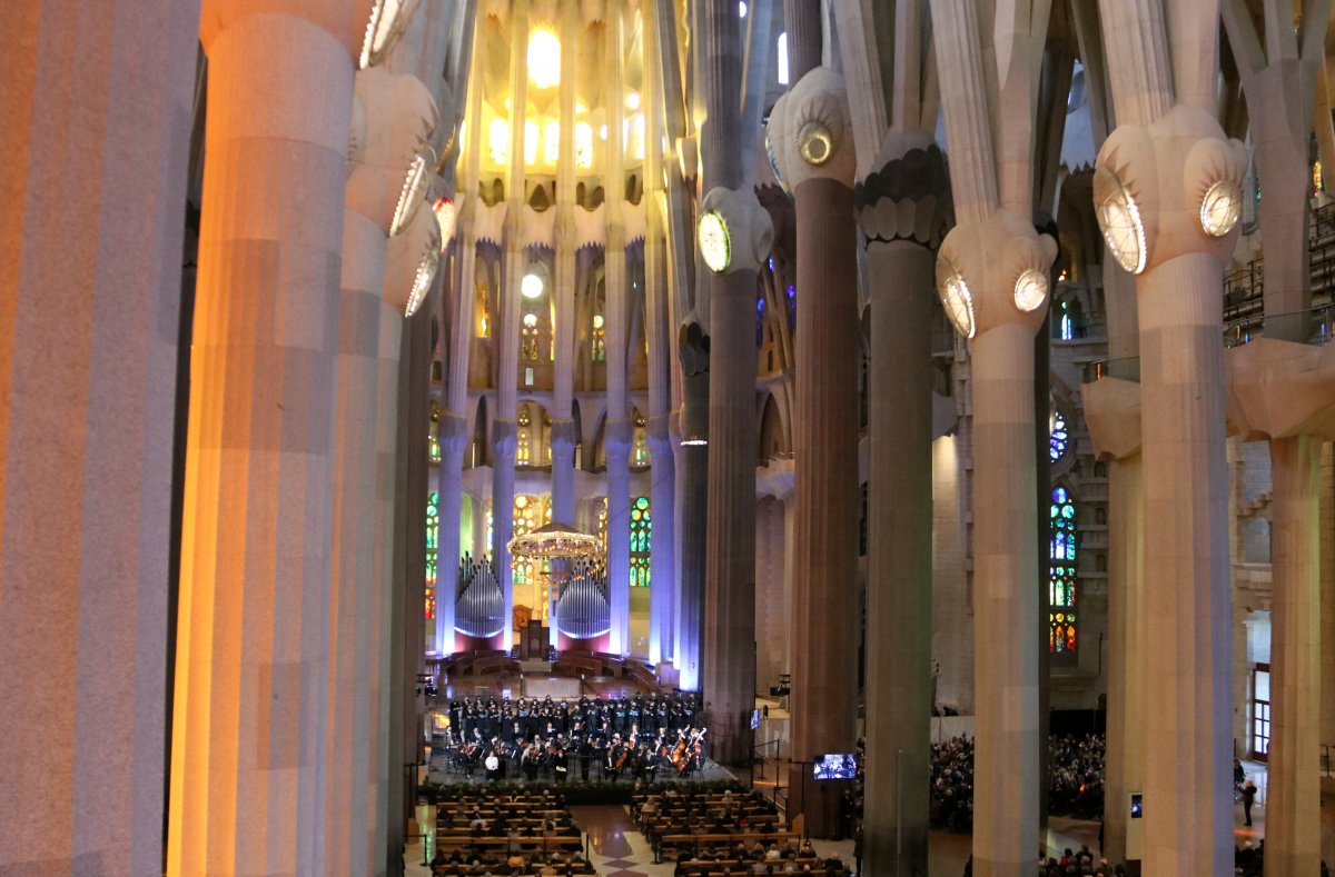 El concert d'aquest dissabte a la Sagrada Família