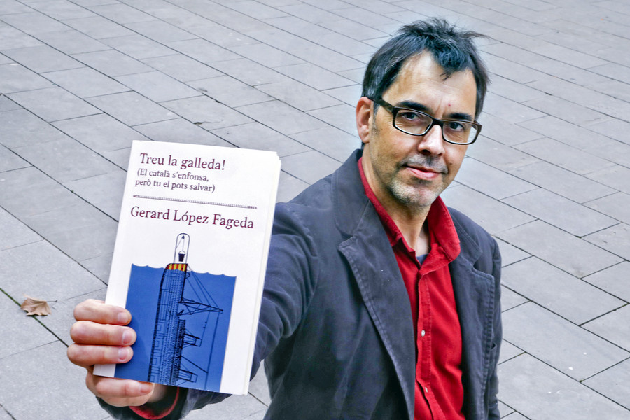 Gerard López, amb el llibre