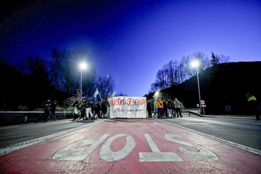 El col·lectiu va tallar la C-17 a l'entrada de Ripoll el passat 30 de gener com a mostra de protesta