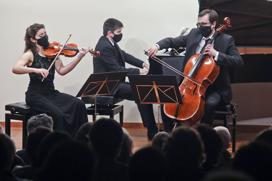 `Tempus Trio, en concert a Manlleu el maig de l'any passat