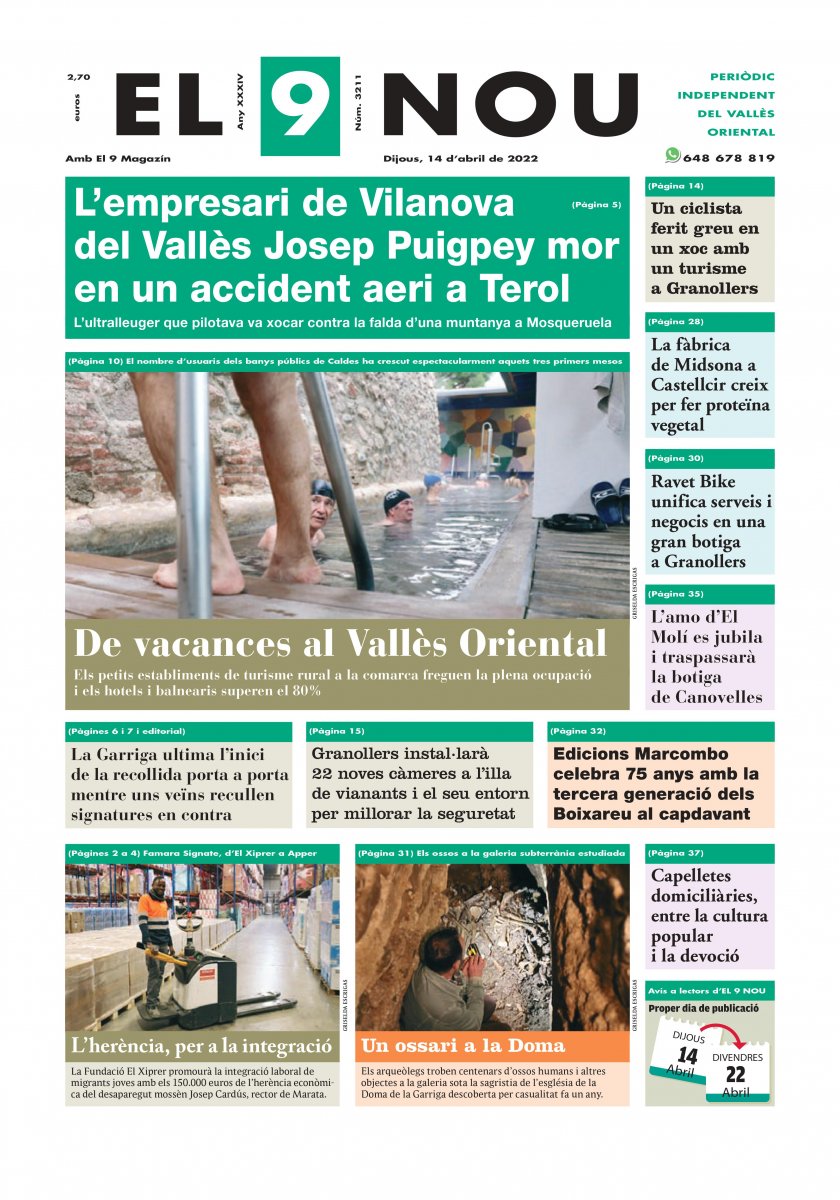 220414 EL 9 NOU Primera plana