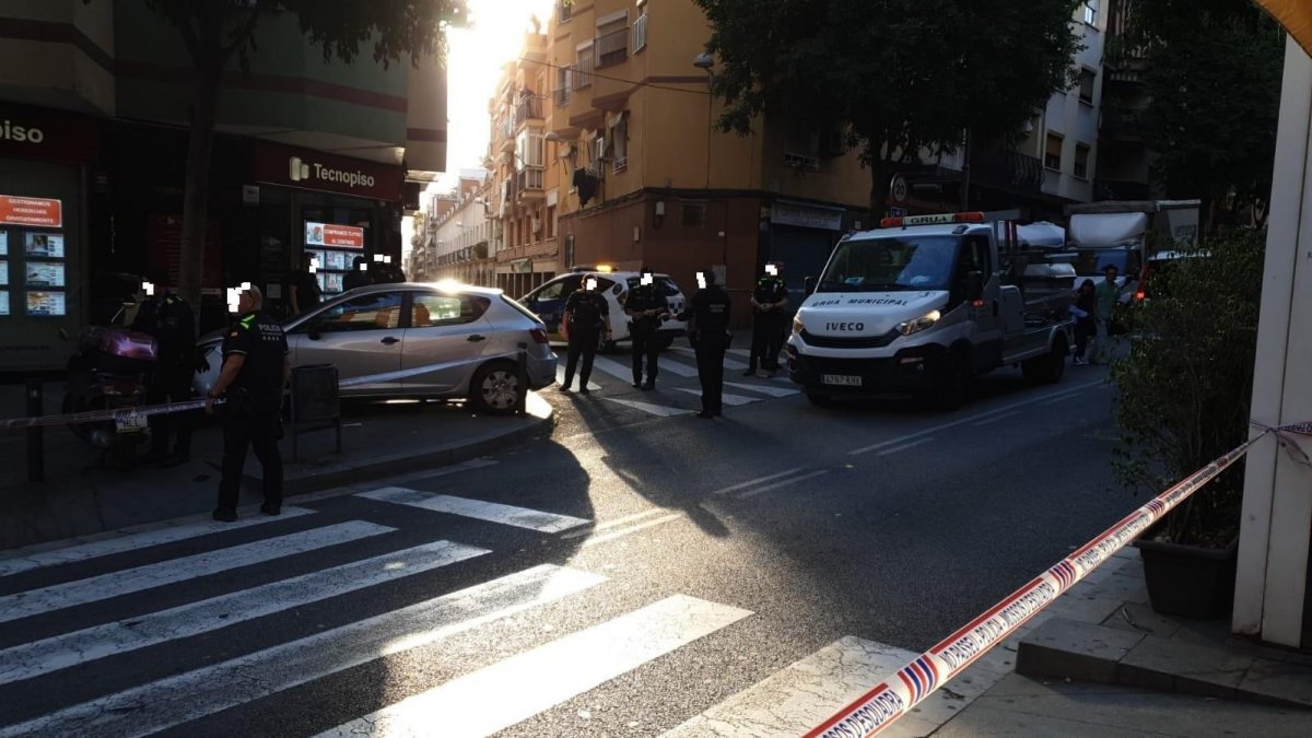 El lloc de les detencions a Santa Coloma