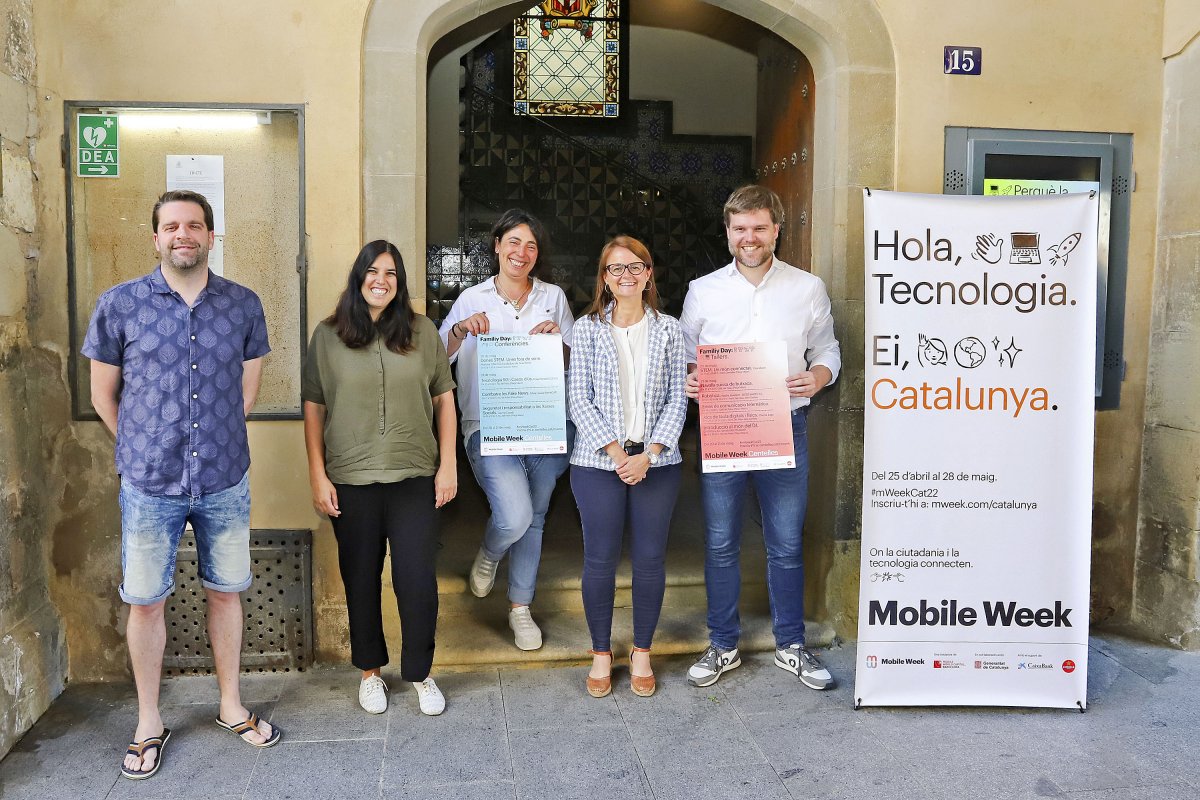 Xavier Sanglas, Marta Fernández, Anna Chávez, Ester Prat i Josep Paré Aregall