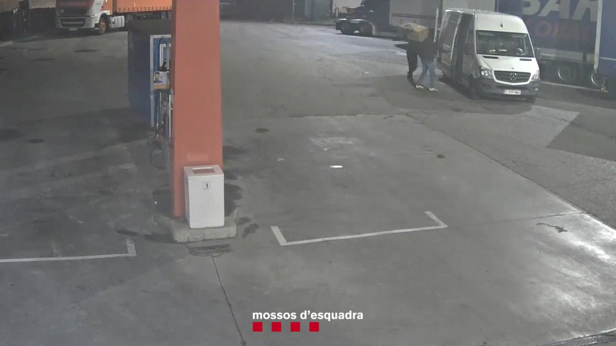 Una càmera enregistra un dels robatoris