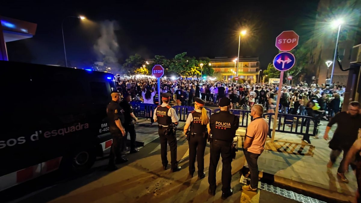 Desplegament policial a Montmeló el cap de setmana passat