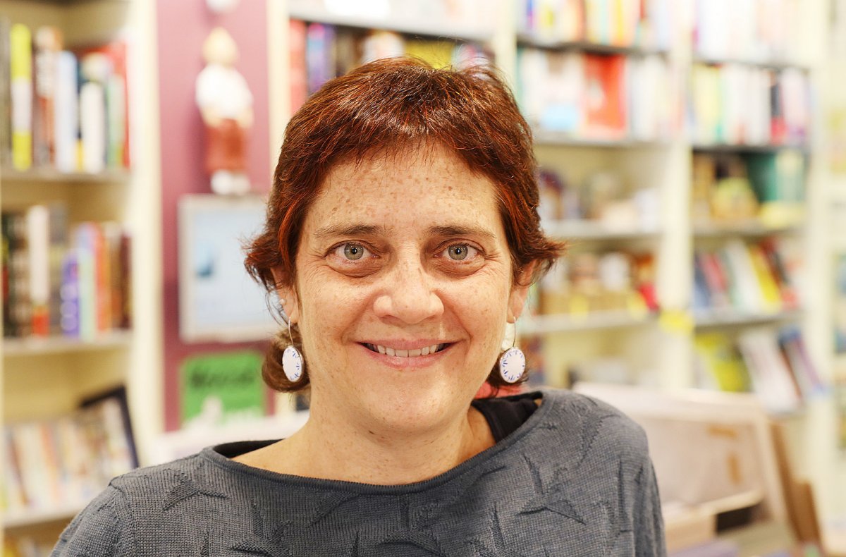 Fe Fernández, de la llibreria L'Espolsada