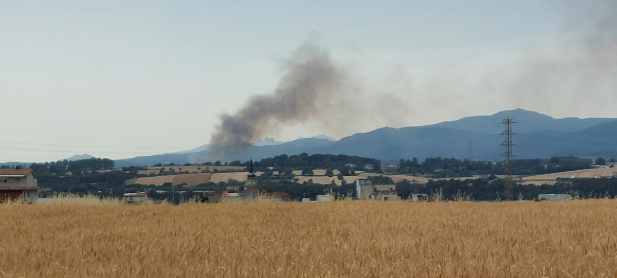 La columna de fum d'aquest incendi