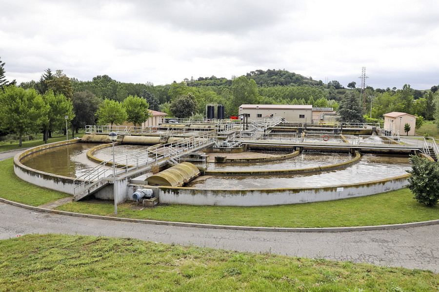 Imatge d'arxiu de l'estació depuradora d'aigües residuals (EDAR) de Torelló