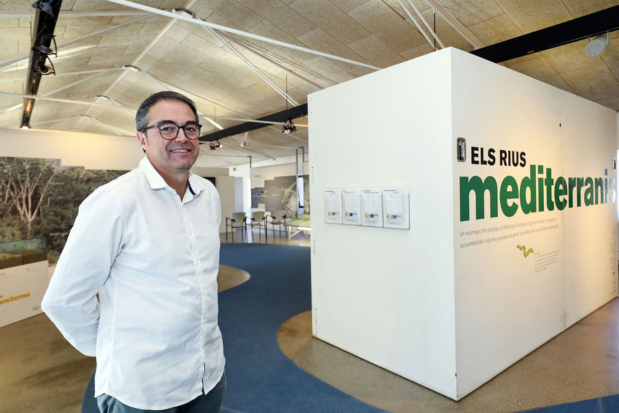 Marc Ordeix, en una fotografia de la tardor passada al CERM