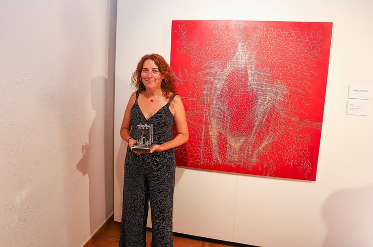 Eulàlia Llopart, primera artista local que guanya, en 80 anys,     el Premi Centelles de pintura
