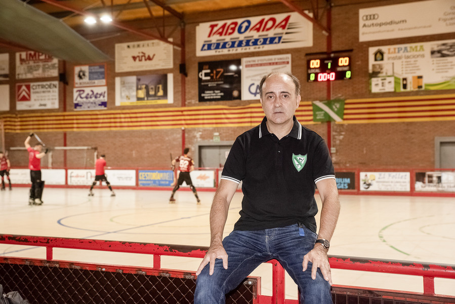 Josep Izquierdo, president del Club Hoquei Ripoll