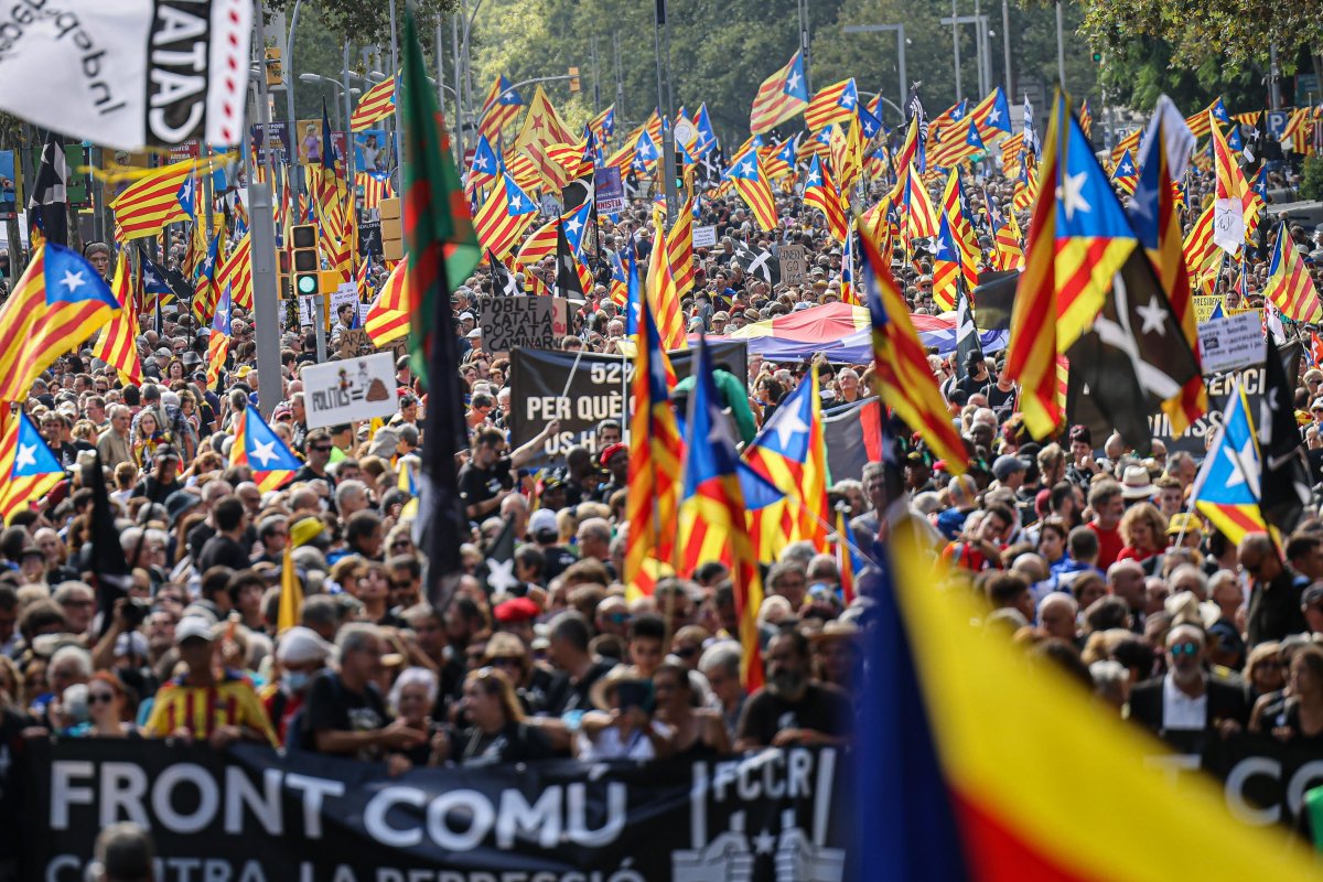 Imatge de la manifestació a Barcelona l'any 2022