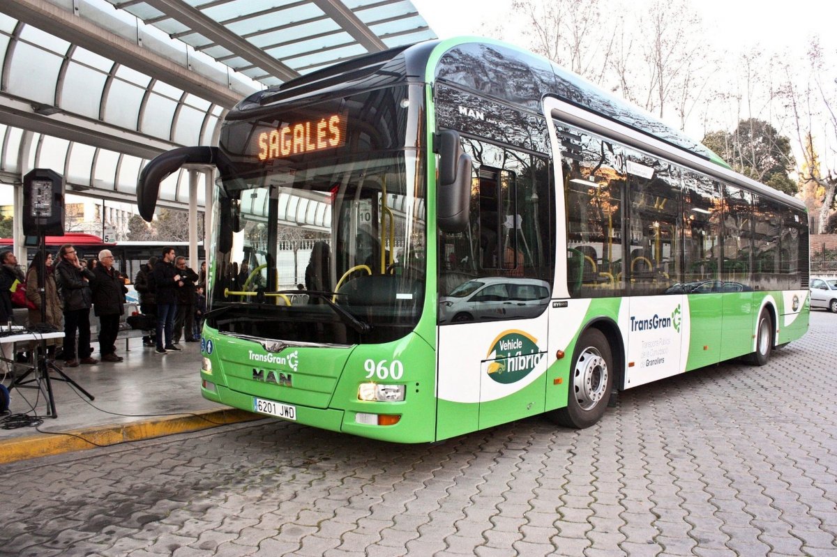Un autobús de Transgran en una imatge d'arxiu