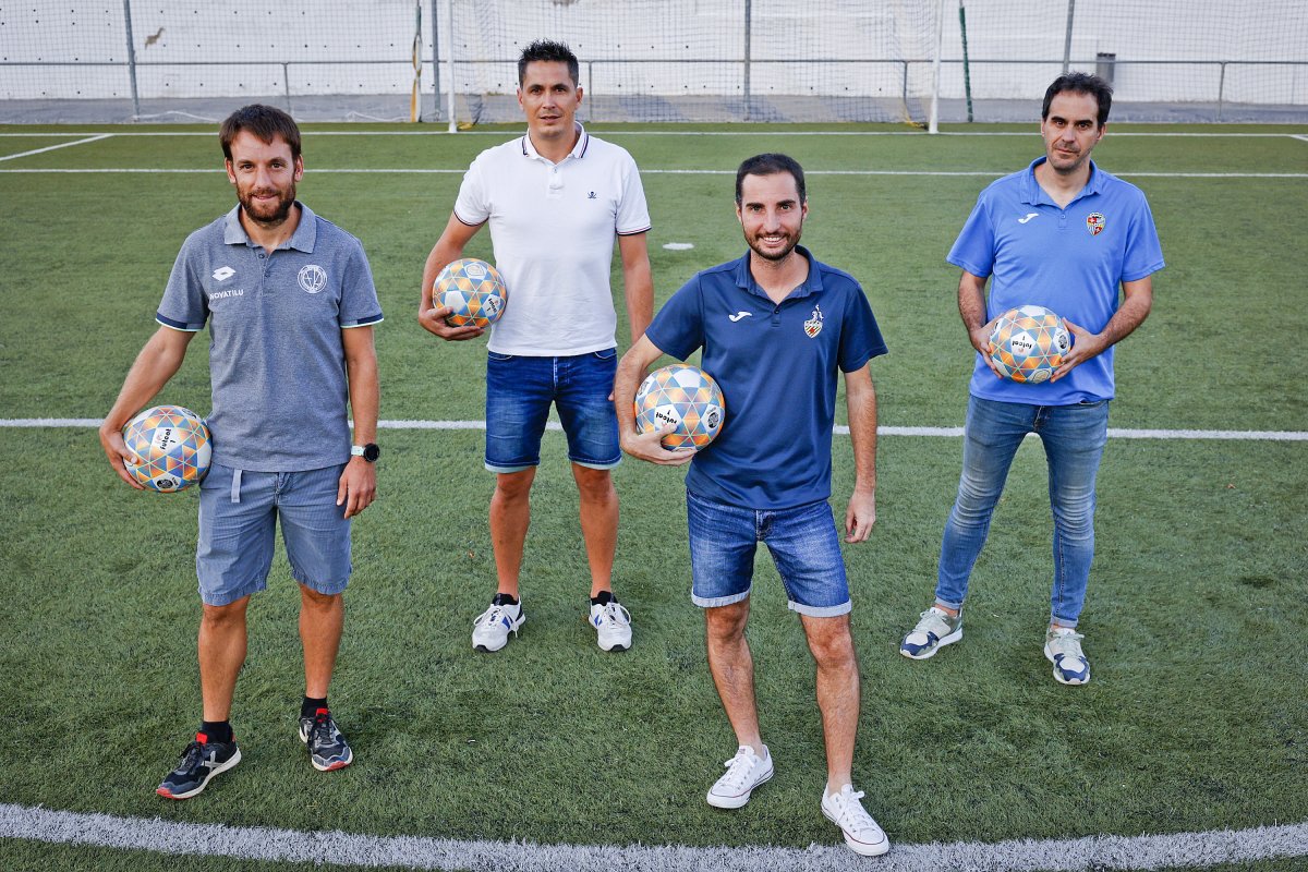 Lluís Padrós, David Gibaja, Èric Palomo i Roger Escarrabill, dimecres a Sant Hipòlit