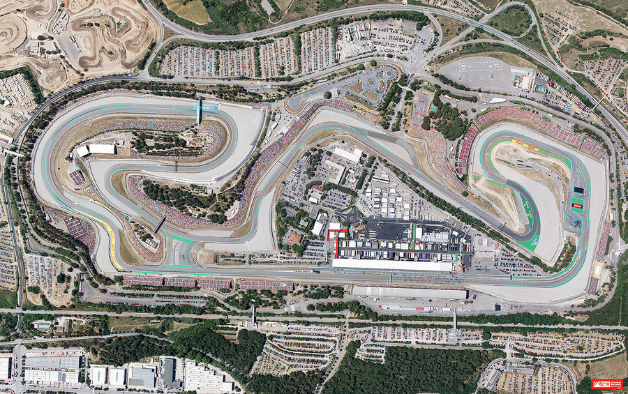 Vista àerea del Circuit de Barcelona-Catalunya