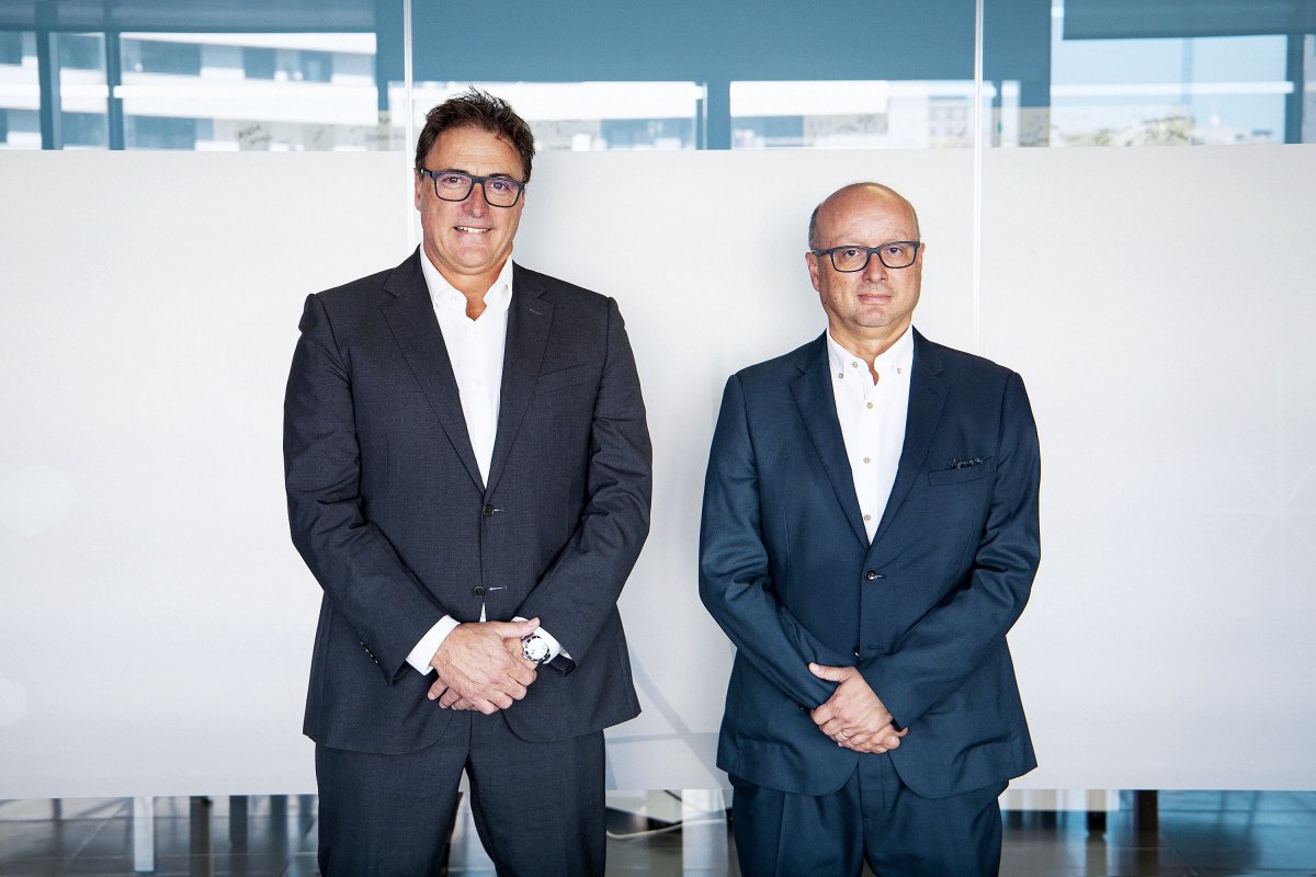 Josep Benito, CEO de Seidor, i Juan José Giménez, CEO d'Opentrends i director de la nova unitat de negoci de Seidor