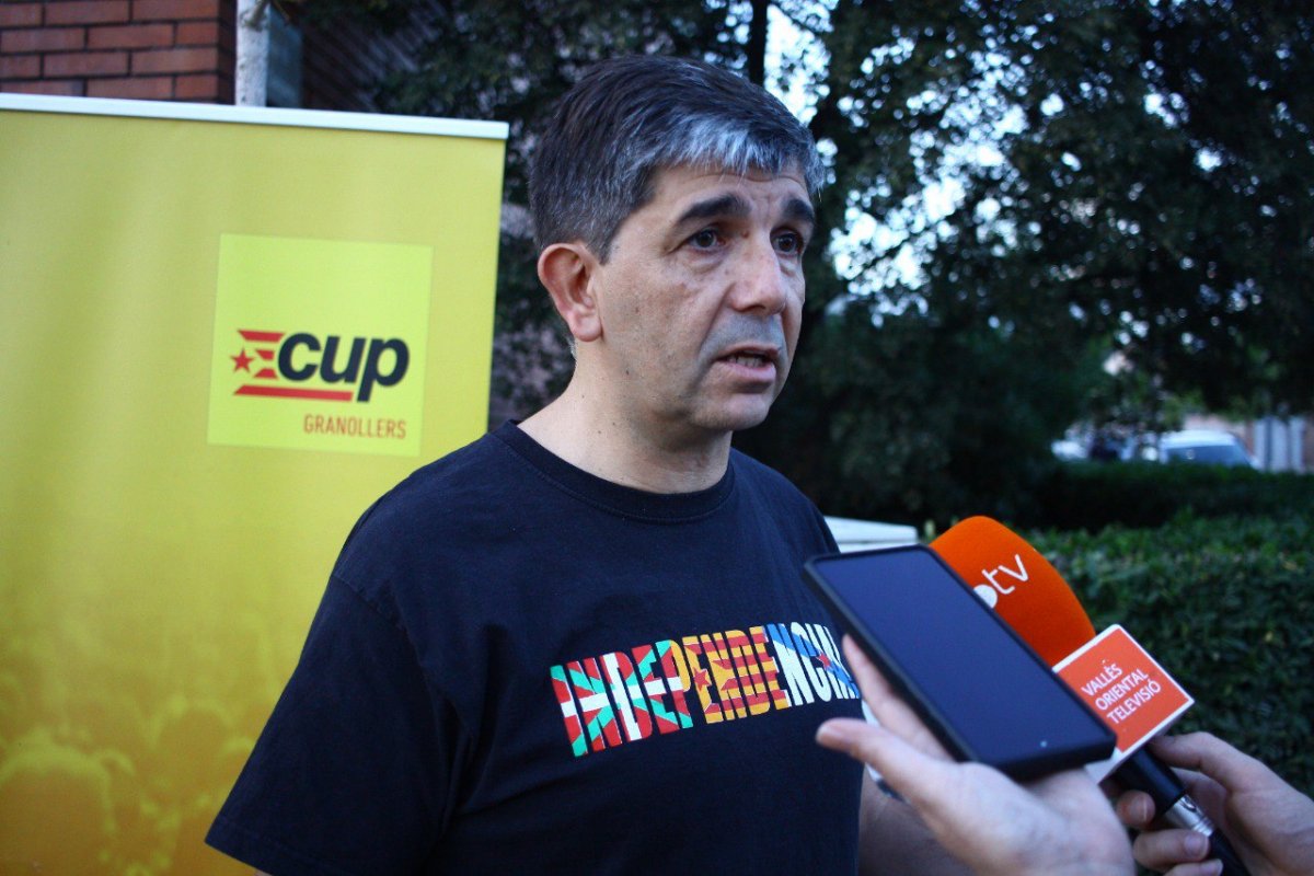 Josep Maria Gontàn durant la roda de premsa d'aquest dilluns