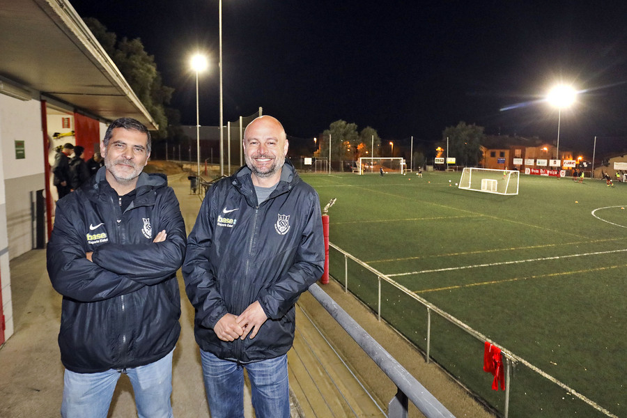 David Garcia i Joan Franch, aquesta setmana al camp de futbol de Folgueroles