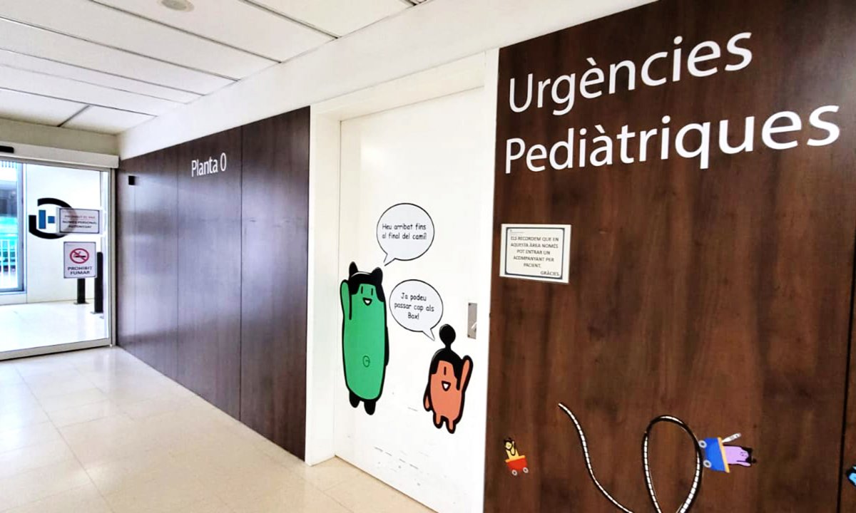 L'espai d'urgències pediàtriques