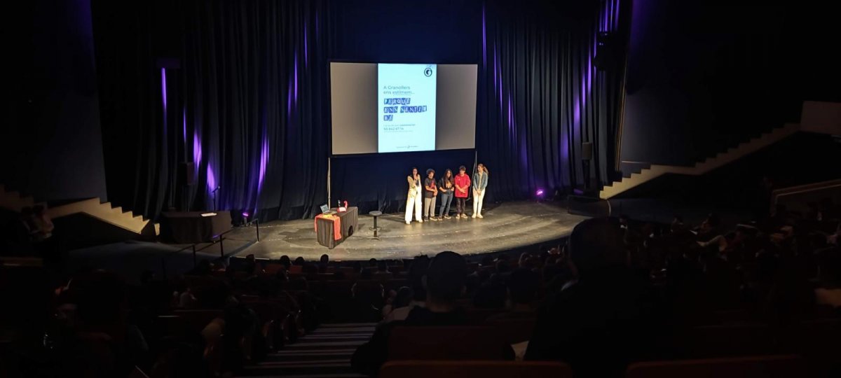 Presentació de la campanya al Teatre Auditori de Granollers