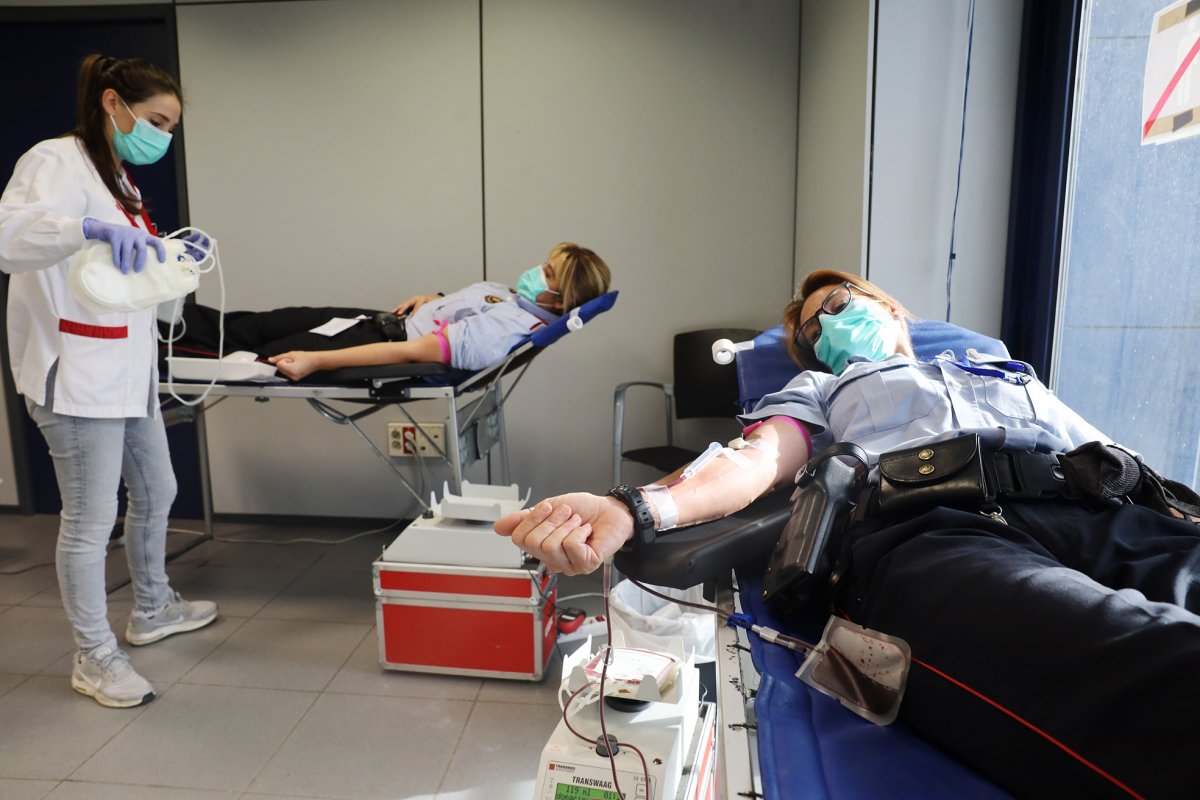 La donació de sang de dimarts a la comissaria dels Mossos