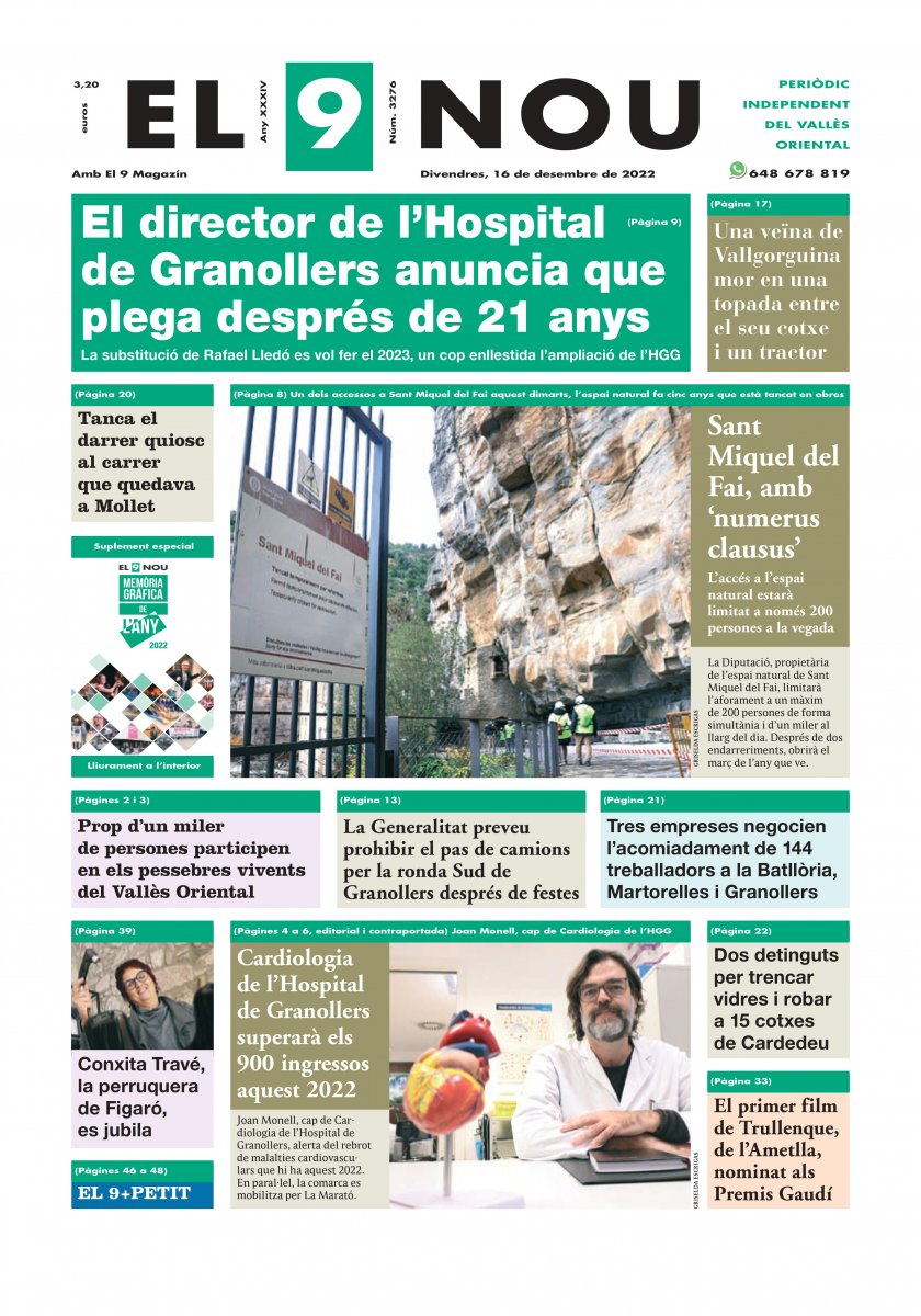 221216 EL 9 NOU Primera plana