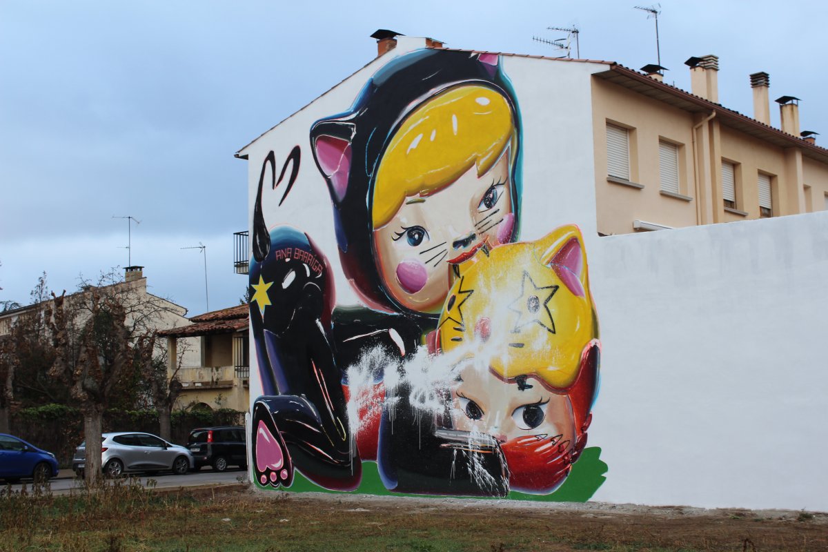 A finals de novembre es va estrenar el mural del projecte d’Osona Artimur