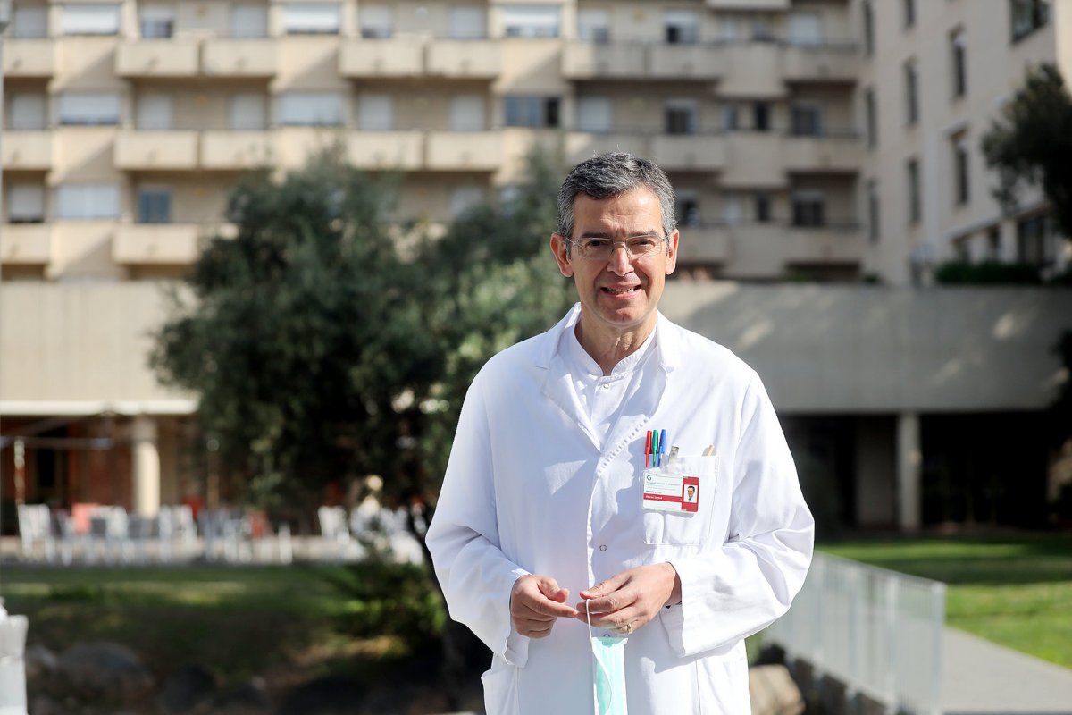 Rafael Lledó en una imatge de l'any 2020 a l'Hospital
