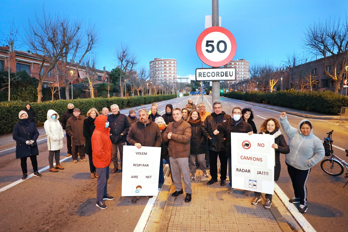 La protesta dels veïns d'aquest dimecres