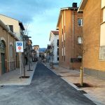 Aspecte del carrer Montseny després de la reforma