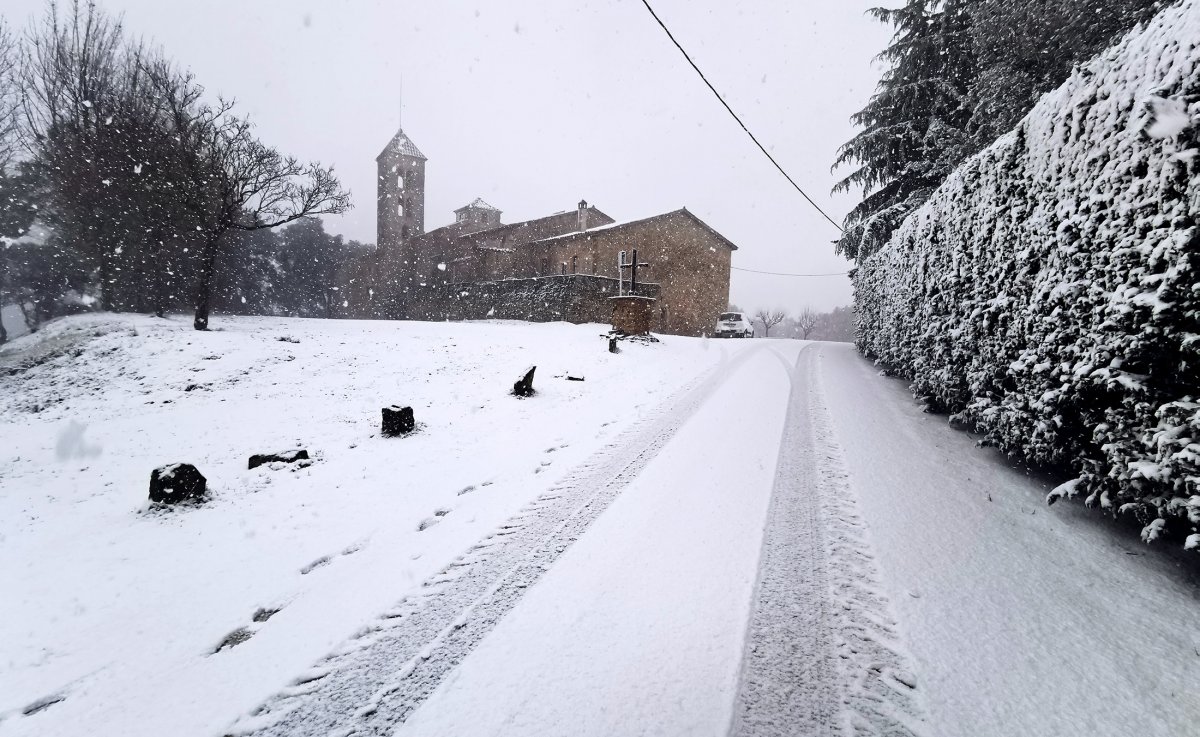 La neu a Sant Julià Sassorba