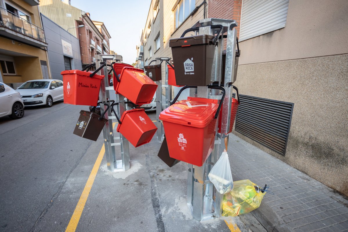 Penjadors per a cubells del porta a porta
