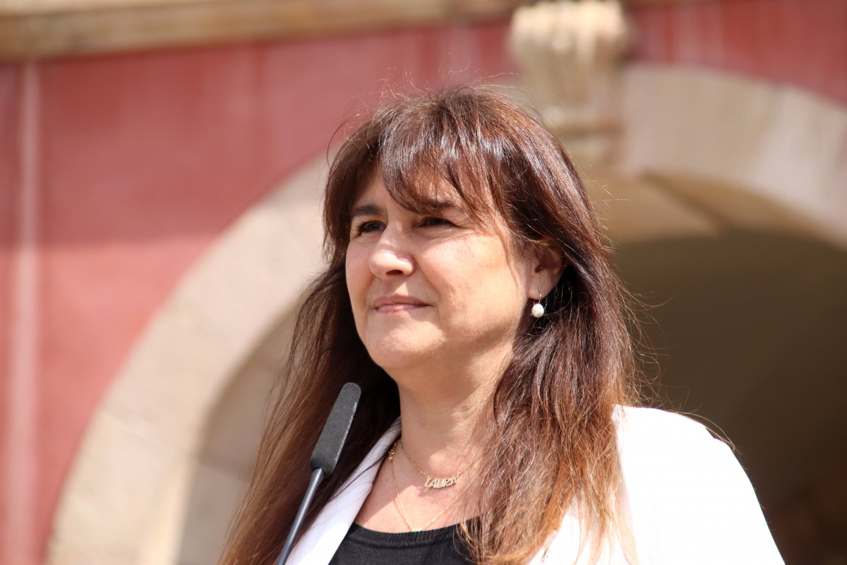 Laura Borràs, presidenta de Junts per Catalunya