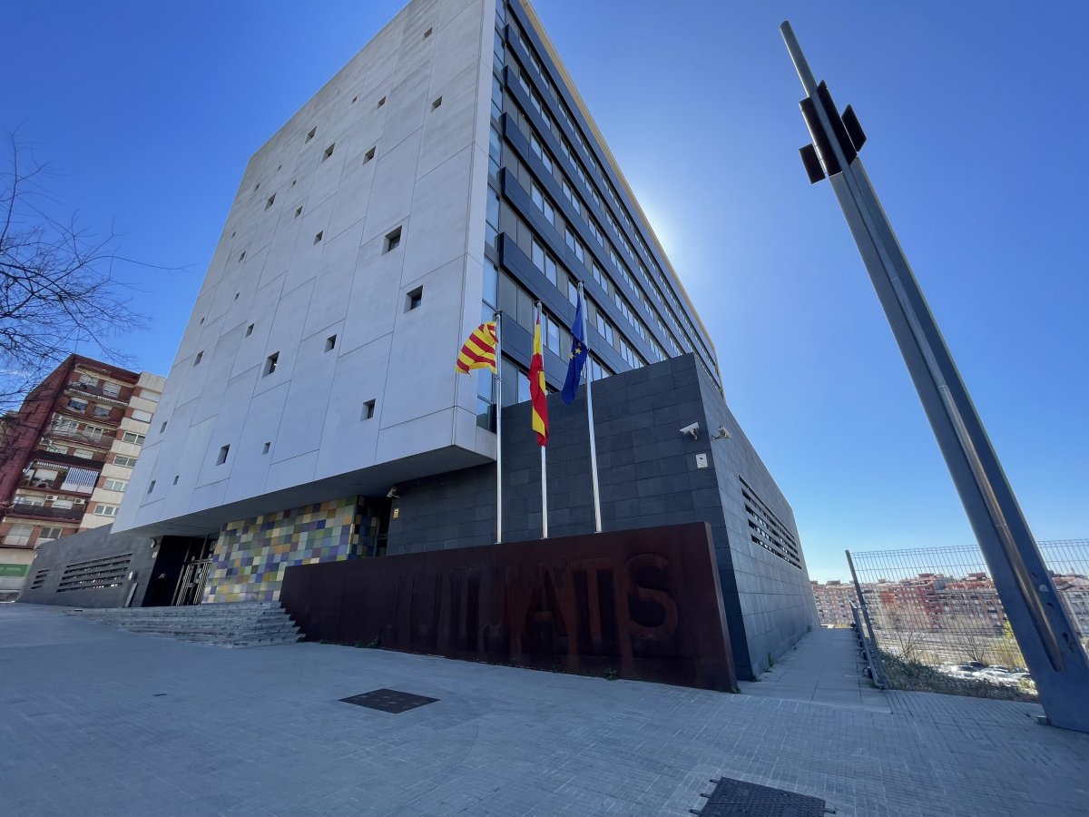L'edifici judicial del carrer Josep Umbert, a Granollers