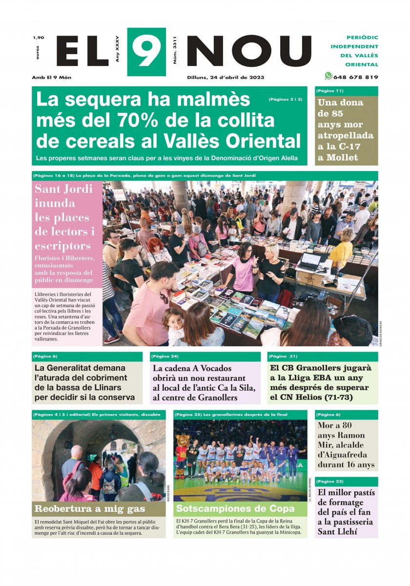 EL 9 NOU del Vallès Oriental del 24 d'abril de 2023