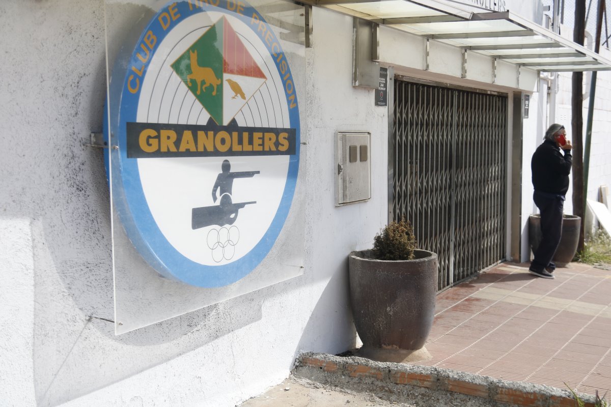 Les instal·lacions del club de tir al barri de Bellulla, a Canovelles