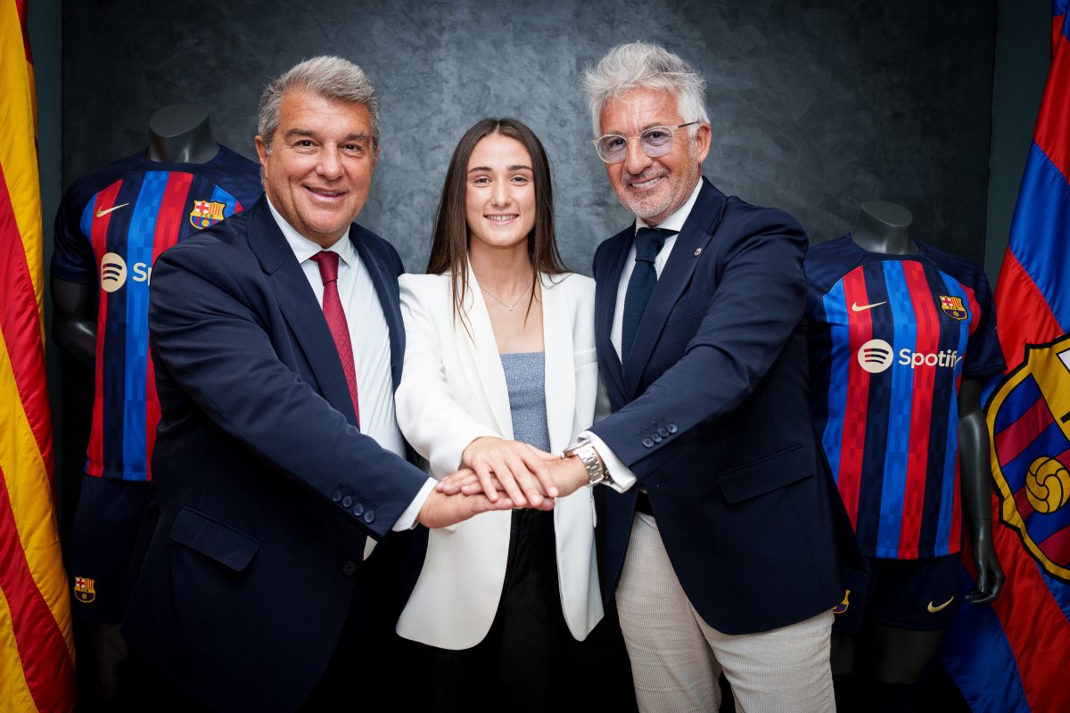 Joan Laporta, Bruna Vilamala i Rafael Yuste