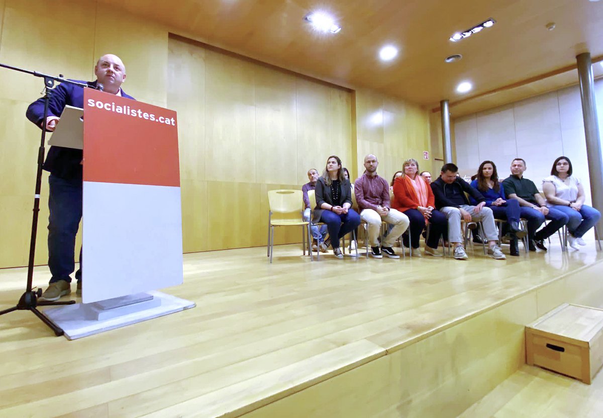 L'acte de presentació de la candidatura que lidera Pere Rodríguez