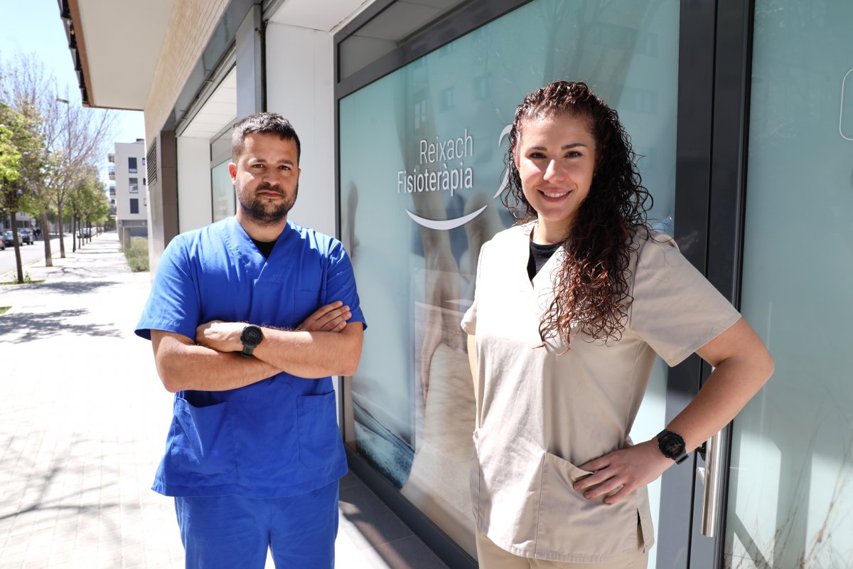 Gerard Reixach i Noèlia Romero tenen un centre de fisioteràpia