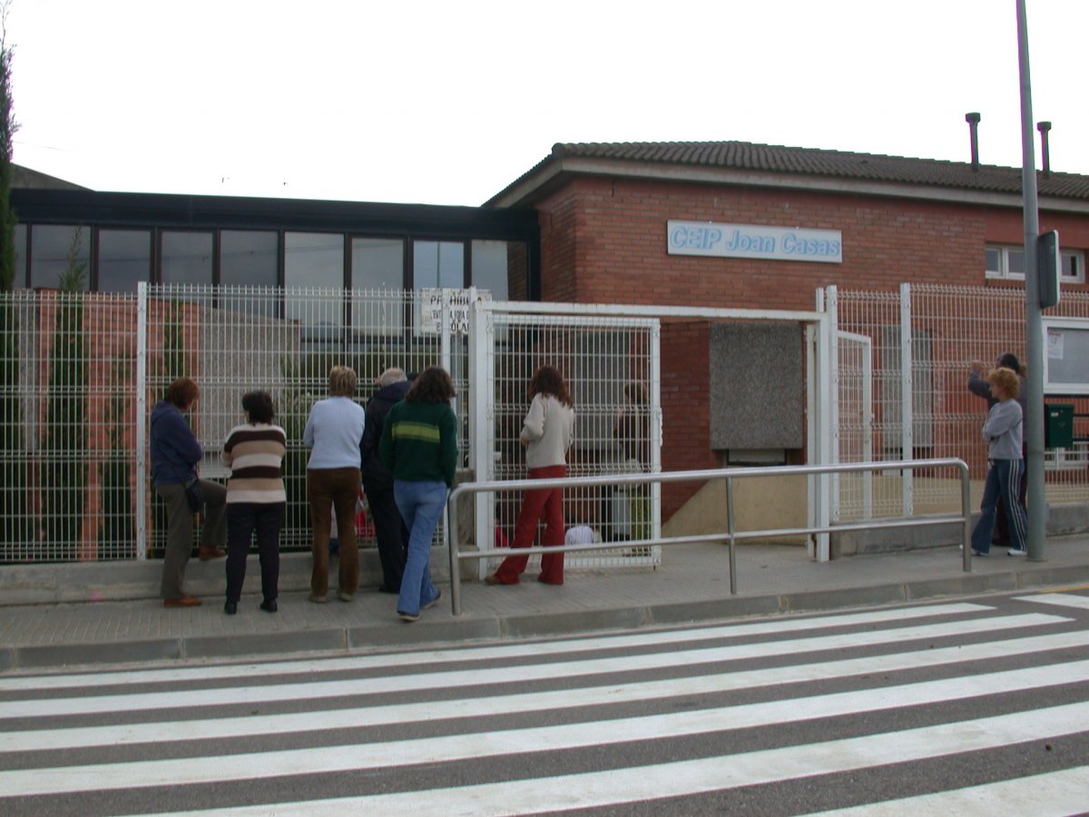 L'escola Joan Casas en una imatge d'arxiu
